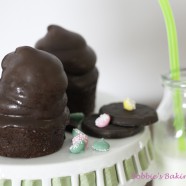Ian’s Birthday, Spring into Mint Chocolate Mini Cakes