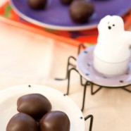 Trick or Truffle, Halloween Chocolate Coated Dulce de Leche Truffles