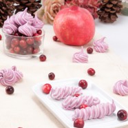 I am Sending Cranberry-Pomegranate Meringue Kisses
