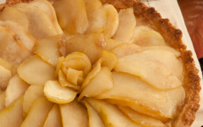 Thanksgiving Count Down, Caramelized Pear Tart
