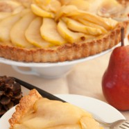 Thanksgiving Count Down, Caramelized Almond-Pear Tart Finale