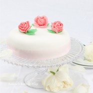 Ribbon and Rose, Fondant and Marzipan