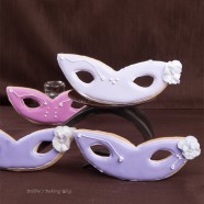 “Masquerade Paper Faces on Parade,” Mask Almond Sugar Cookies