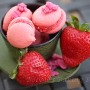 Strawberry-Rose Macarons, A Little Girl’s Favorite Snack