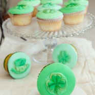Creme de Menthe Cupcakes, the Luck of the Irish
