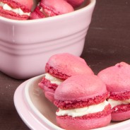 Raspberry-Champagne Macarons, A Toast to Love