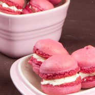 Raspberry-Champagne Macarons, A Toast to Love