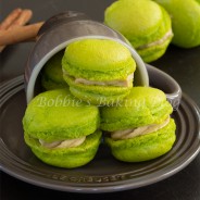 Fleur de Sel Caramel Apple Macarons, The Perfect Halloween Treat