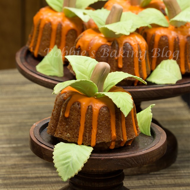Just in Time for Autumn Mini Pumpkin Bundt Cakes Bobbies