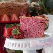 Sweet Strawberry Angel Food Cake