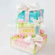Gift Box Cake Filled with Peace and Hope in 2013