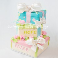 Gift Box Cake Filled with Peace and Hope in 2013