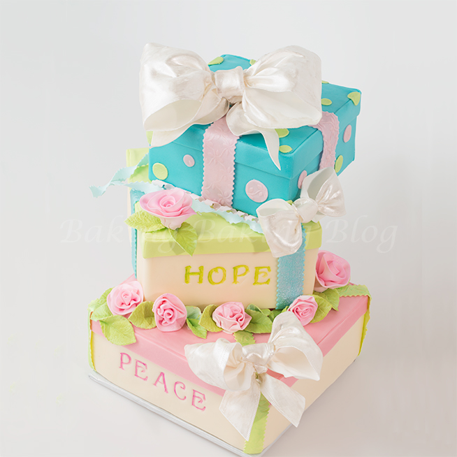 Tiffany box cake tutorial 