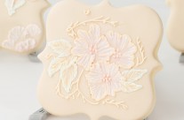 Victorian Two Tone Brush Embroidery