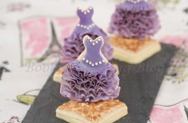3-D Ruffled Ombre Dress Sugar Cookie