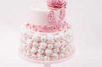 Fabric Fondant Billow Weave Cake