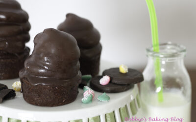 Ian’s Birthday, Spring into Mint Chocolate Mini Cakes