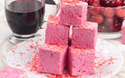Cassis-Cherry Marshmallows, a New Flavor for a New Year