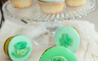 Creme de Menthe Cupcakes, the Luck of the Irish