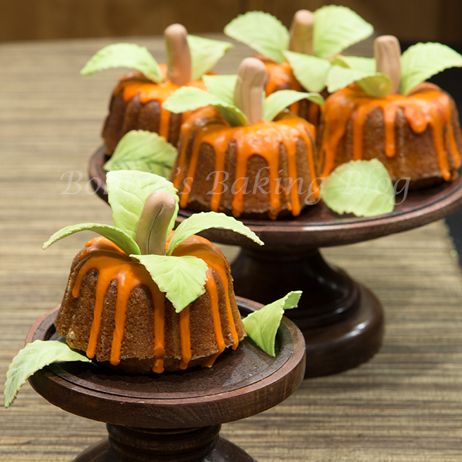 Mini Pumpkin Bundt Cakes Recipe (Video) - Gluesticks Blog