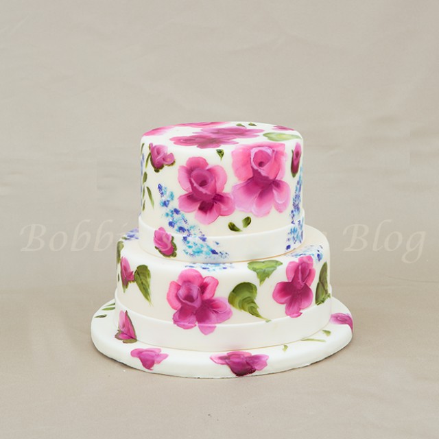 Learn the Beauty of Hand Painted Cakes Bobbies Baking Blog