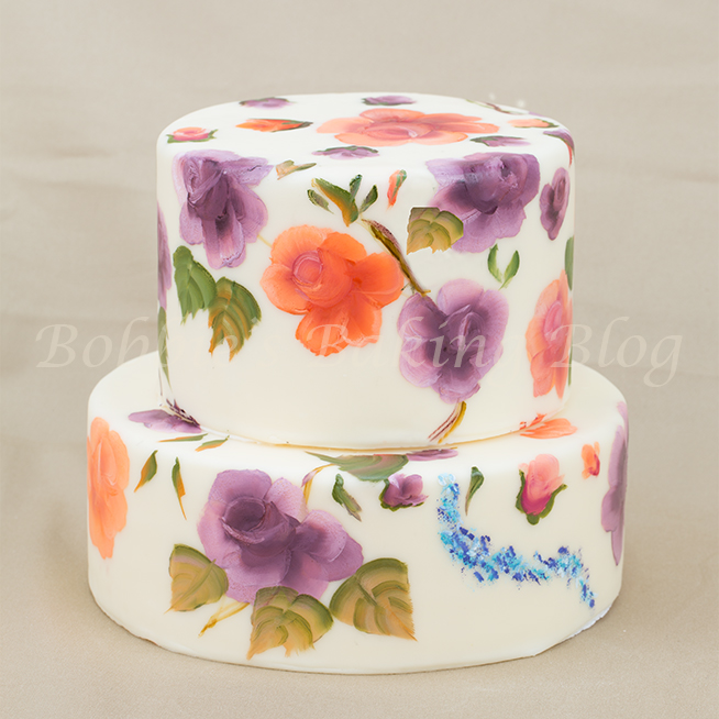 how to paint marjorie harris clark roses on cakes 