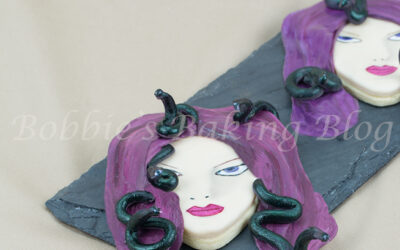 Medusa Hand Painted Sugar Cookie