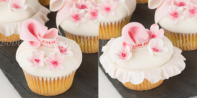 flower paste/gumpaste cherry blossom cupcake tutorial
