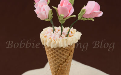 How to Make Modeling Chocolate Long Stem Roses in a Vase