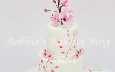 Sugar and Hand Painted Cherry Blossom Cake Tutorial