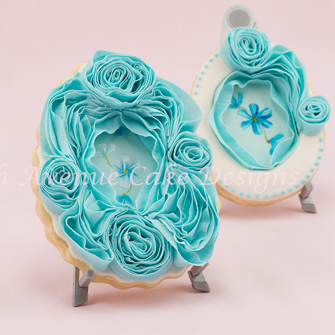learn the secrets to making a ruffle rose cake decorating