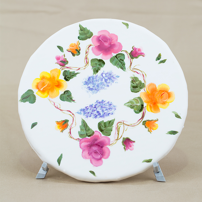 learn to hand paint one stroke method petal cakes