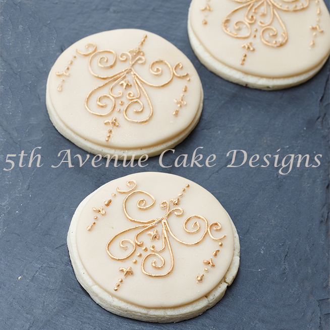 Learn how to pipe royal icing scrolls