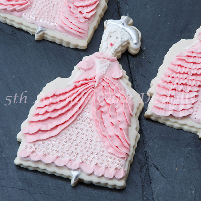 Cookies Couture with 5th Avenue Cake Designs Marie Antoinette  Cookie Doll Tutorial